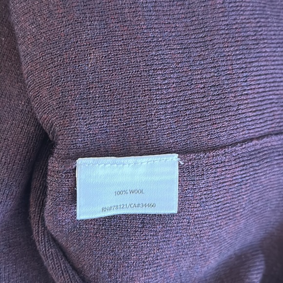 Eileen Fisher plum 100% Italian wool vest in EUC - Picture 6 of 9